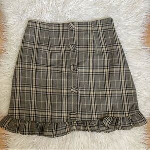 Plaid Skirt